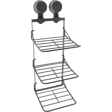 Étagère de cuisine multifonctionnelle et pliable SECFOU en acier inoxydable ABS , à 3 niveaux . Desi (1/5)