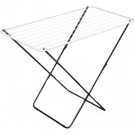Stendibiancheria acciaio plastificato circa 11 metri stenditura portata 10 kg per interno ed esterno dimensioni compatte (1/2)