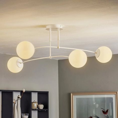 [GEBRAUCHT] B-Ware Euluna Deckenlampe Pregos 4 Deckenlampe Deko Deckenlicht E14 Vierflammig Weiß261