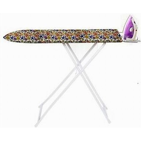 TRADE SHOP - Copriasse Da Stiro Imbottito Telo Copri Asse Universale 140x50cm Mollettone 59961 -