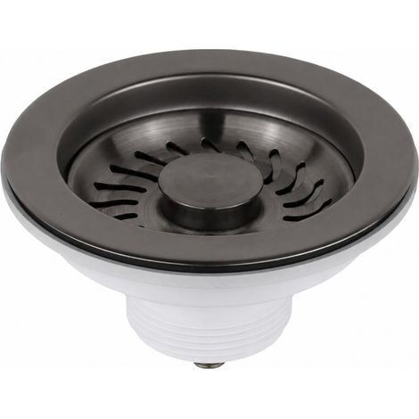 Piletta di scarico modello basket universale colore PVD Gun metal L.B. Plast D550-46RFSS-G Gunmetal (1/3)