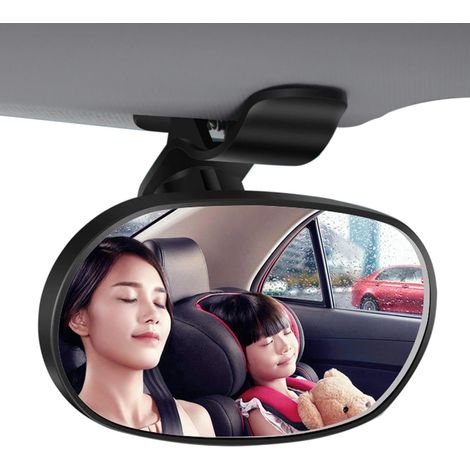 Rétroviseurs de voiture, Rétroviseurs intérieurs de voiture, Rétroviseurs de voiture pour avec vue large, Miroirs de voiture de sécurité incassables, Miroirs de siège auto (1/5)