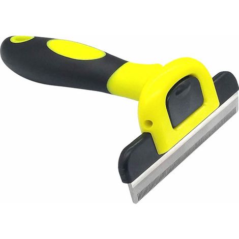 Cepillo peine amarillo para perros y gatos