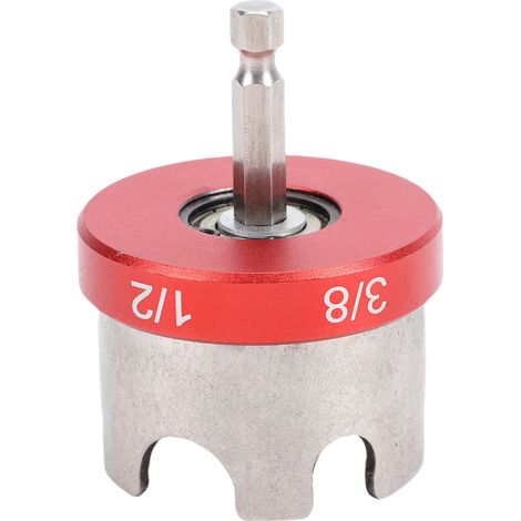 Accessoire de Fixation à Percer pour Boulons Hexagonaux – Compatible avec les Rondelles Filetées 1/4, 3/8 et 1/2 Pouce – Rapide et Robuste – pour Électriciens et Techniciens HVAC (1/5)