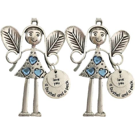 Kleine Anhänger-Geschenkidee für Freunde, Hellblau