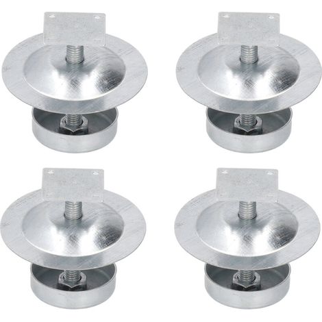 4 juegos de patas para colmenas a prueba de hormigas, base de acero inoxidable para colmena, soporte para colmena para apicultores -Crezuo