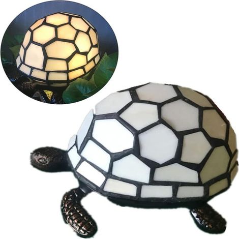 Lampe de table rétro tortue, lampe décorative vintage, veilleuse LED pour salon et chambre (1/5)