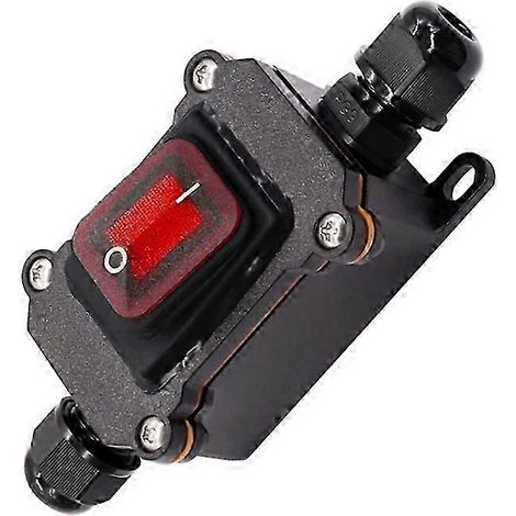 IP67 wasserdichter Inline-Schalter 12V DC 20A Hochstrom-Leistungsschalter (1/5)