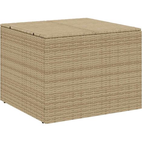Maison Exclusive - Contenitore da Giardino Beige Misto 291L in Polyrattan