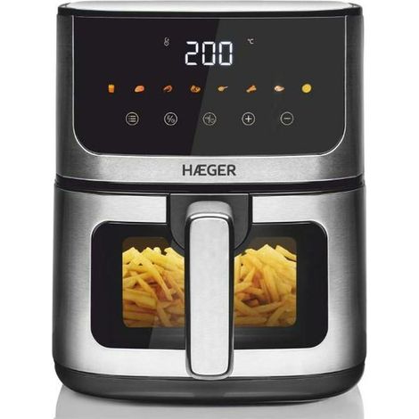 HAEGER Friggitrice ad aria Magic Window Grey 1400 W