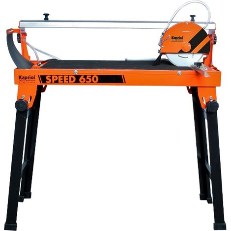 TAGLIAPIASTRELLE ELETTRICA BANCO AD ACQUA 800W 90-45° SPEED650 CON DISCO KAPRIOL