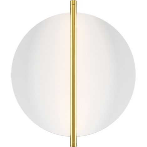 Maytoni Mira Lampada da parete moderna a LED integrata Oro 3000K 300lm Paralume bianco (1/5)