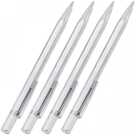 Stylos à graver en métal en carbure de tungstène, stylos à graver en alliage pour plaque en céramique/métal/verre 4 pièces (1/5)