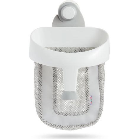 Panier et Filet de Rangement de Jouets de Bain Bébé Super Scoop Range-Douche Amovible Accroché au Mur Panier de Bain & Organisateur de Douche Porte-Jouets de Salle de Bain (1/5)