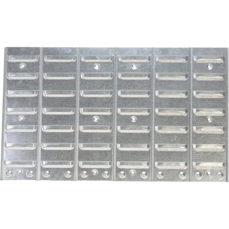 Metall Wandhalter Schlitzwand Wandregal für bis zu 24 Sichtboxen Wandmontage (1/5)