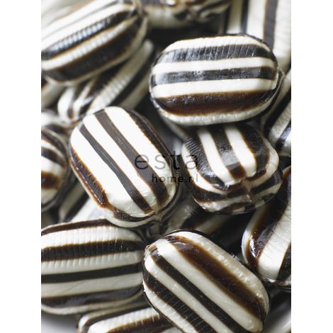 papier peint panoramique bonbons noir et blanc  - ESTAhome (1/5)