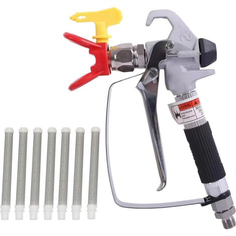 Airless paint guns and 517 sprinkler for all airless paint machines, rotary joints and 3600 PSI high pressure. (1/5)