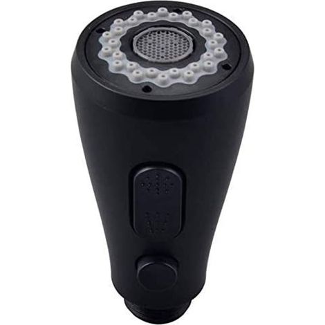 Spruzzatore per rubinetto da cucina, 1 soffione doccia, soffione doccia di ricambio per miscelatore da cucina (verniciato nero) (1/5)