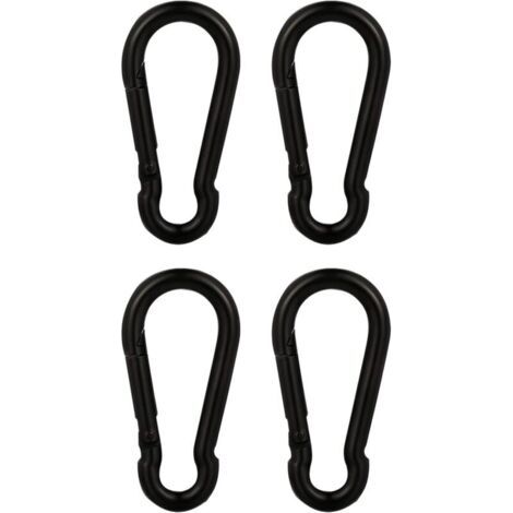 Pair Mousquetons Robustes Acier Inoxydable   Lot de 4   Clips pour Sport, Balançoires, Animaux