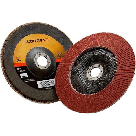 Disco lamellare Cubitron II 967A piano Grana: 60, Ø - mm: 125 7000104375 (1/2)