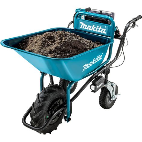 CARRIOLA A BATTERIA CON TELAIO E VASCA MAKITA 18V 130 KG BL DCU180RTX