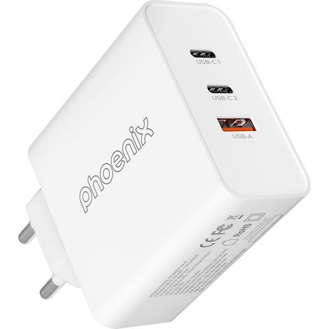 Cargador tipo c 65w gan phoenix
