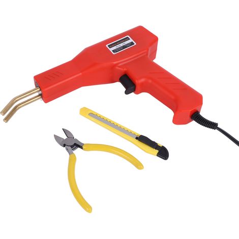 Kit de soudage plastique à chauffage rapide, ergonomique et facile à utiliser, agrafeuse chauffante, kit de réparation pour jouets en plastique, prise UE 220 V (1/5)