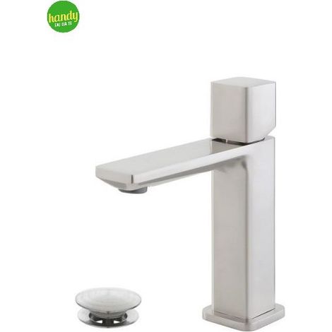 Miscelatore monocomando per lavabo Feridras Lotus spazzolato
