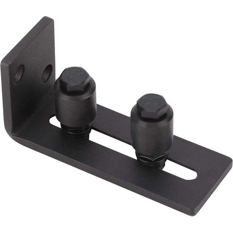 En acier au carbone réglable coulissante Guide sol for accessoires Quincaillerie de porte Grange (rouleau double) (1/5)