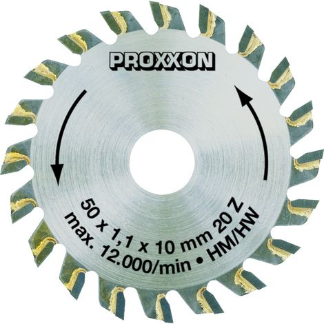 Proxxon - Kreissägeblatt, hartmetall-bestückt, 50 mm (20 Zähne) - 28017