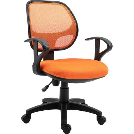 Chaise de bureau à roulettes COOL, orange (1/5)