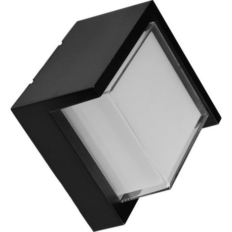 Applique da esterno LED “Anoa” (12W 3000K 600lm) IP65 16x16x10,2cm colore nero