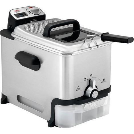 Tefal FR804110 Oleoclean Pro friggitrice grigia 3,5 L