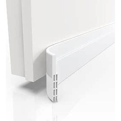 Joint De Porte - Bas De Porte Isolant Autocollant Pour Porte D'Intérieur - Blocage Courants D'Air Froid Bruit Humidité Insectes - 1 Pièce Blanc