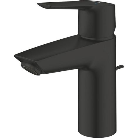 Grohe QuickFix Start - Grifo de lavabo, con desagüe, negro mate 242092432 (1/4)