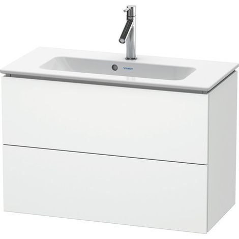 Duravit L-CUBE Mobile lavabo compatto 550x820x391mm flanella grigio lucido (1/5)