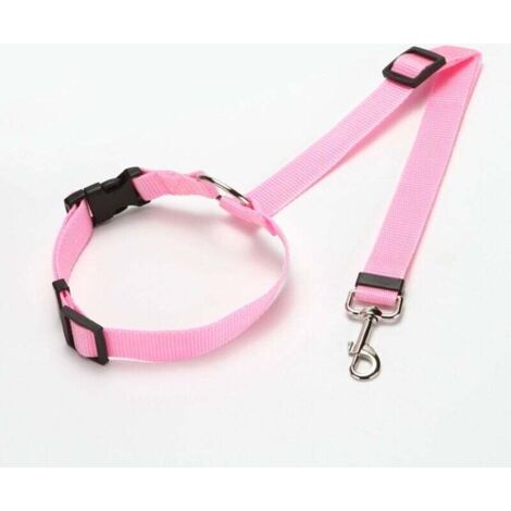 QORVA-Nouvelle ceinture de sécurité réglable pour chien et chat, ceinture de voyage avec clip, collier de sécurité pour voiture (1/4)