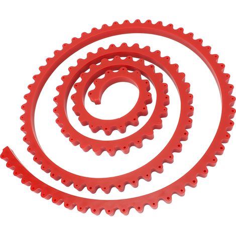 Bande de profilage bois entraînement par engrenage gabarit courbe flexible réglable fixe formes complexes 1m/3.28ft (1/5)