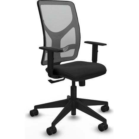 Silla de oficina piqueras y crespo Motilla negro espuma alta densidad (1/2)
