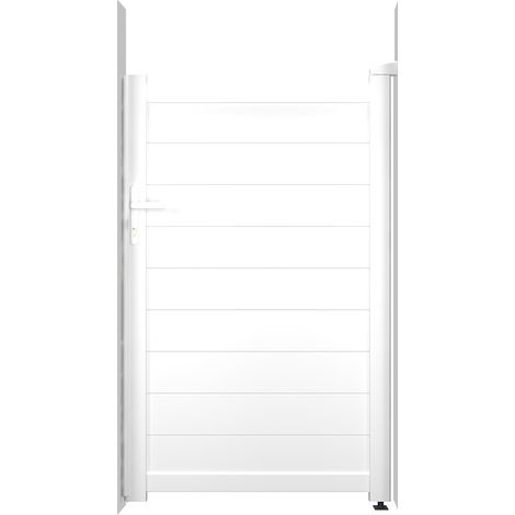 Puerta peatonal blanco EIGER 100 x 160 cm