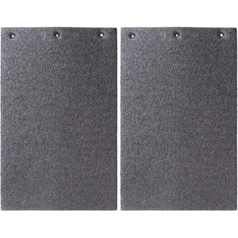 Pair 2x Plaque d'appui en Carbone pour Ponceuse 3 Trous 172x110mm 424057-1 Tapis Arrière pour Ponceuse Compatible avec Makita M9400B 9403 MT190 MT9 (1/5)