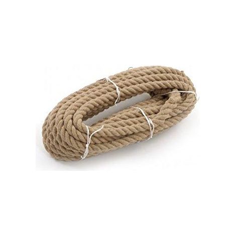 No-name Corde de jute 50m diamètre 16mm naturel (1/2)