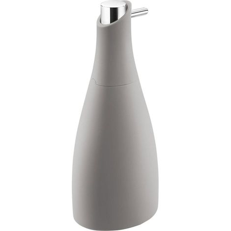 COSMIC Soap Dispenser 300ml Matt Grey Unique Design Soft Finish Saku Collection (1/5)