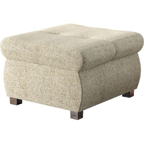 Reposapiés Comfivo Nitor, Corbett 21, 39x60x60cm, Diámetro: 0, Tapiz, Patas: Plástico, 0, Parcialmente montado
