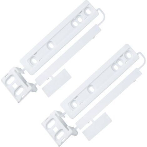 Lot de 2 glissières de porte coulissante pour réfrigérateur – compatible accessoires réfrigérateur AEG 223034904/1, 223034904 – réfrigérateur encastrable porte coulissante (1/5)