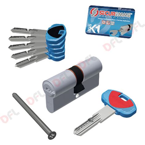 CILINDRO SAGOMATO 'EVOK1' mm 30 + 35 = 65 - SECUREMME