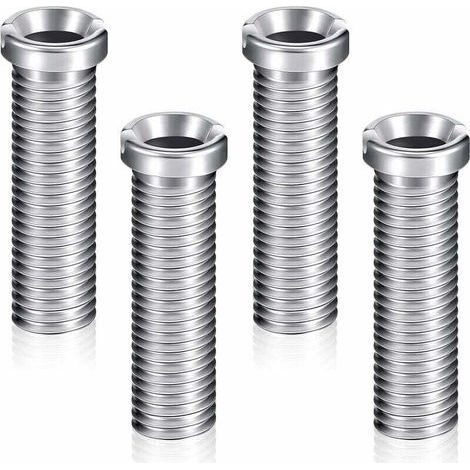 Spülbeckenkorbschrauben 45 mm Edelstahl-Ablaufstopfenschrauben Befestigungszubehör Spülbeckenbolzenschrauben Spülbeckenkorb-Siebstopfenschrauben für Küchenwaschbecken (1/4)