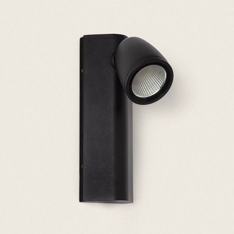 Aplique de Pared Exterior LED 6W Aluminio Abel Negro