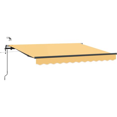 Maison Exclusive - Tenda retrattile Sabbia 400 × 300 cm Poliestere (1/5)