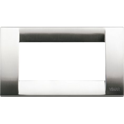 Placca Classica 4M nichel spazzolato Vimar Idea 16734.34